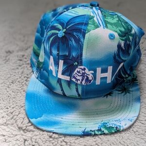 Hawaiian Aloha Snapback Hat | Tropical Print